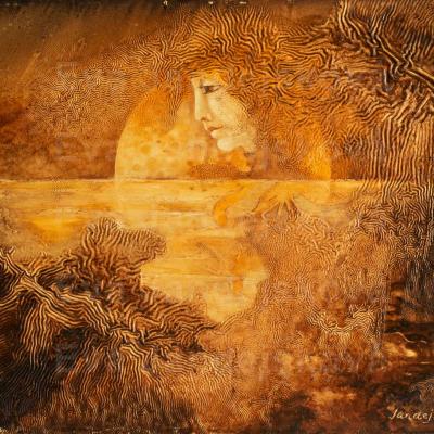 Západ slunce nad mořem — Eva Jandejsková