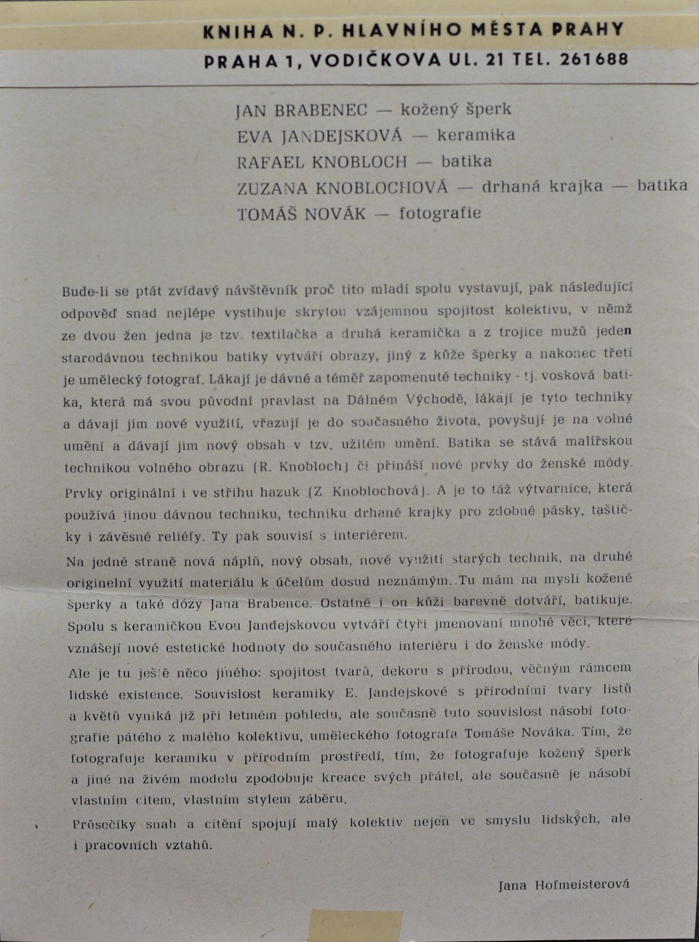 1973 První výstava — obrázek 4