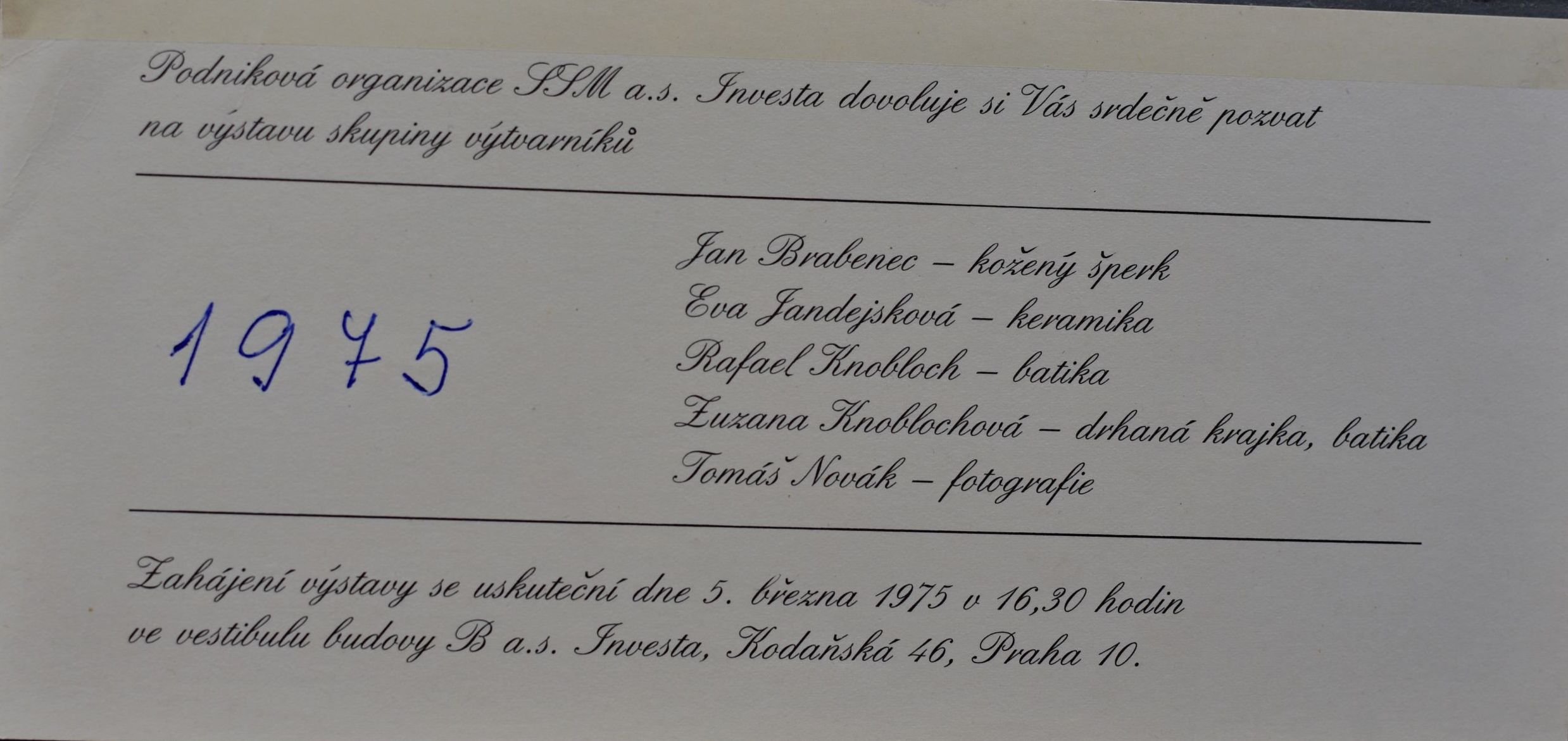 1974 SSM INVESTA — obrázek 1
