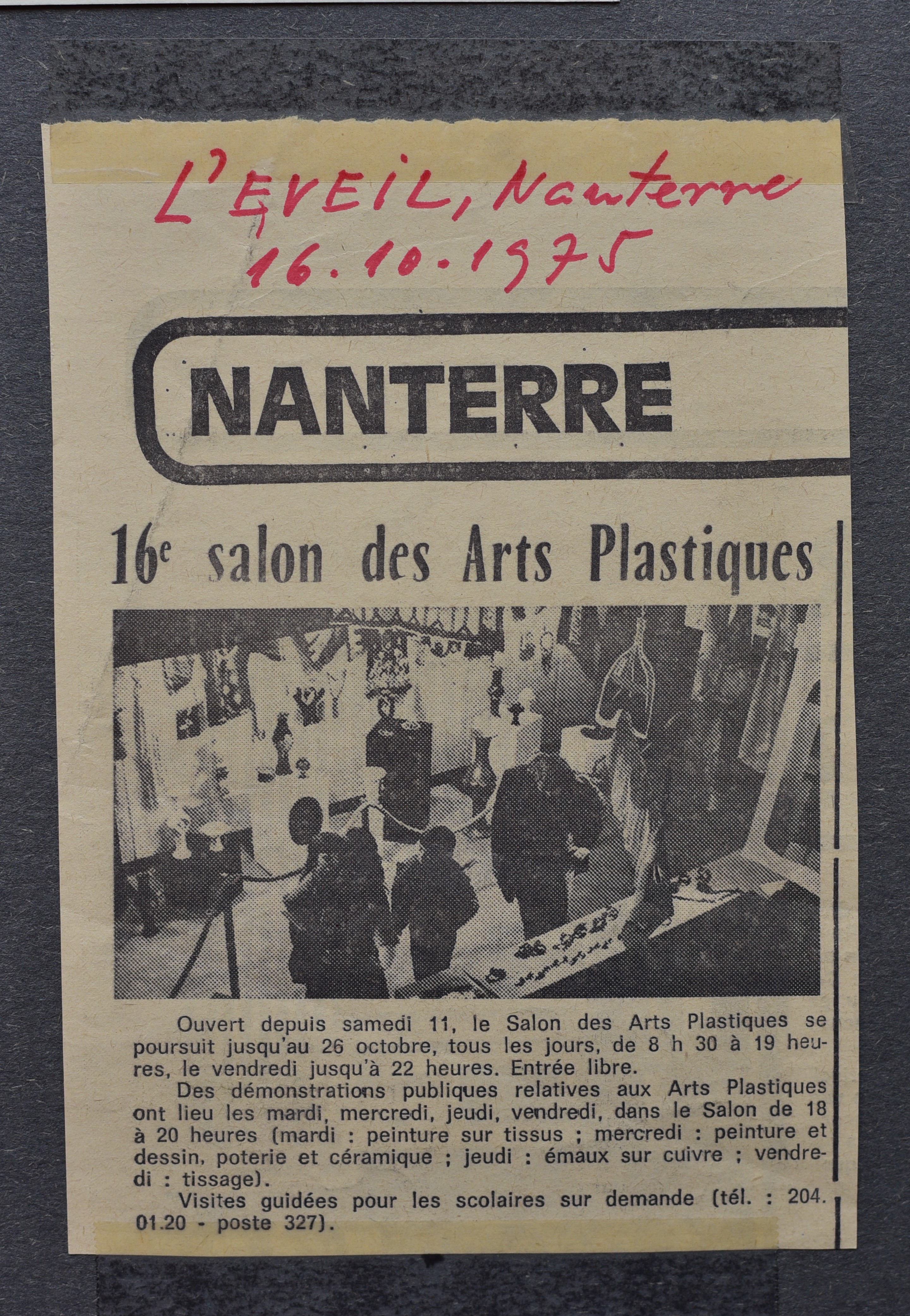 1975 Výstava v Paříži ve čtvrti Nanterre — obrázek 1