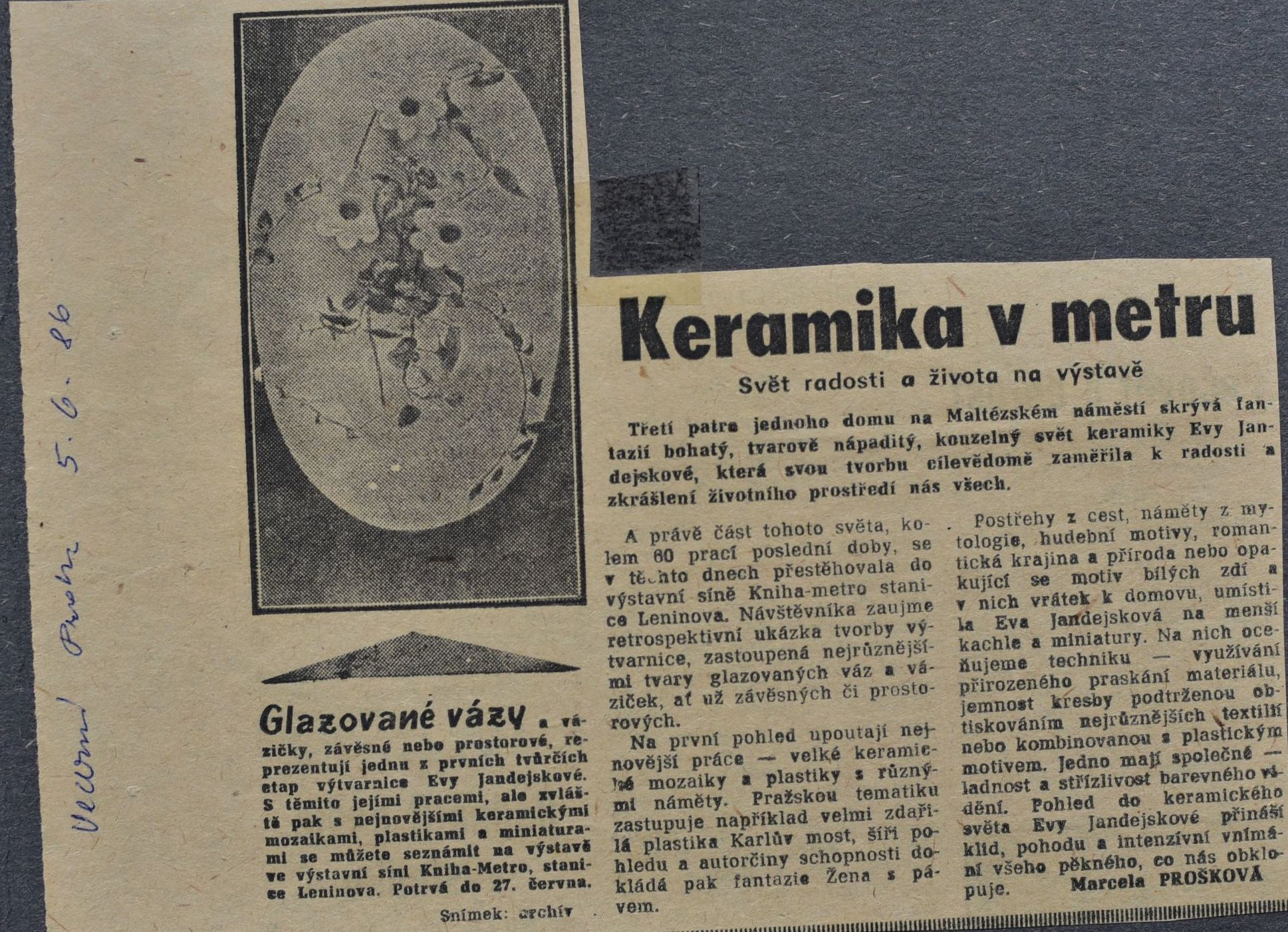 1986 Výstavní síň Kniha - metro Leninova — obrázek 3