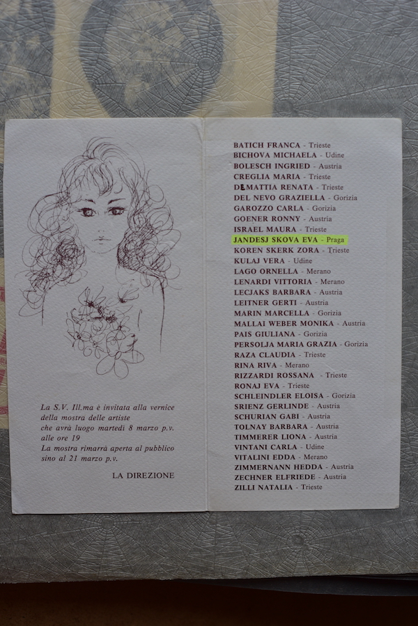 1988 Výstava La DONNA NELL ARTE v italské Gorizii — obrázek 1