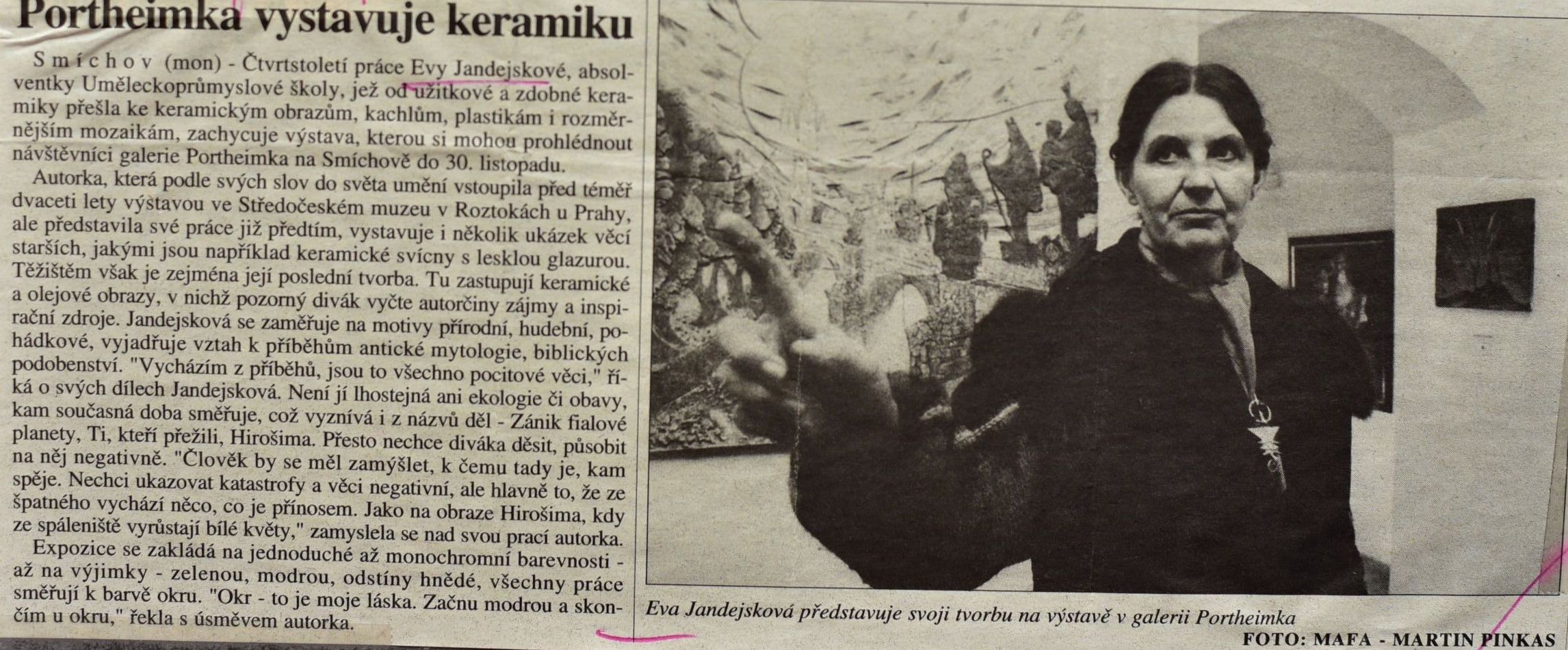 1997, 1998 a 2017 Výstavy na Portheimce — obrázek 2