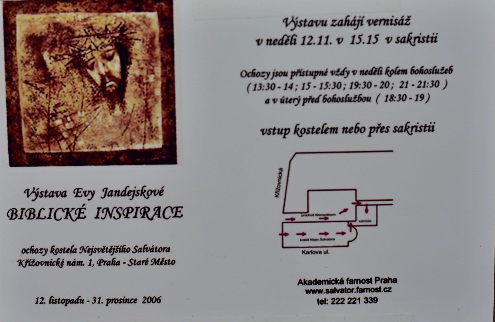 2006 Výstava Biblické inspirace, Kostel Nejsvětějšího Salvátora — obrázek 1