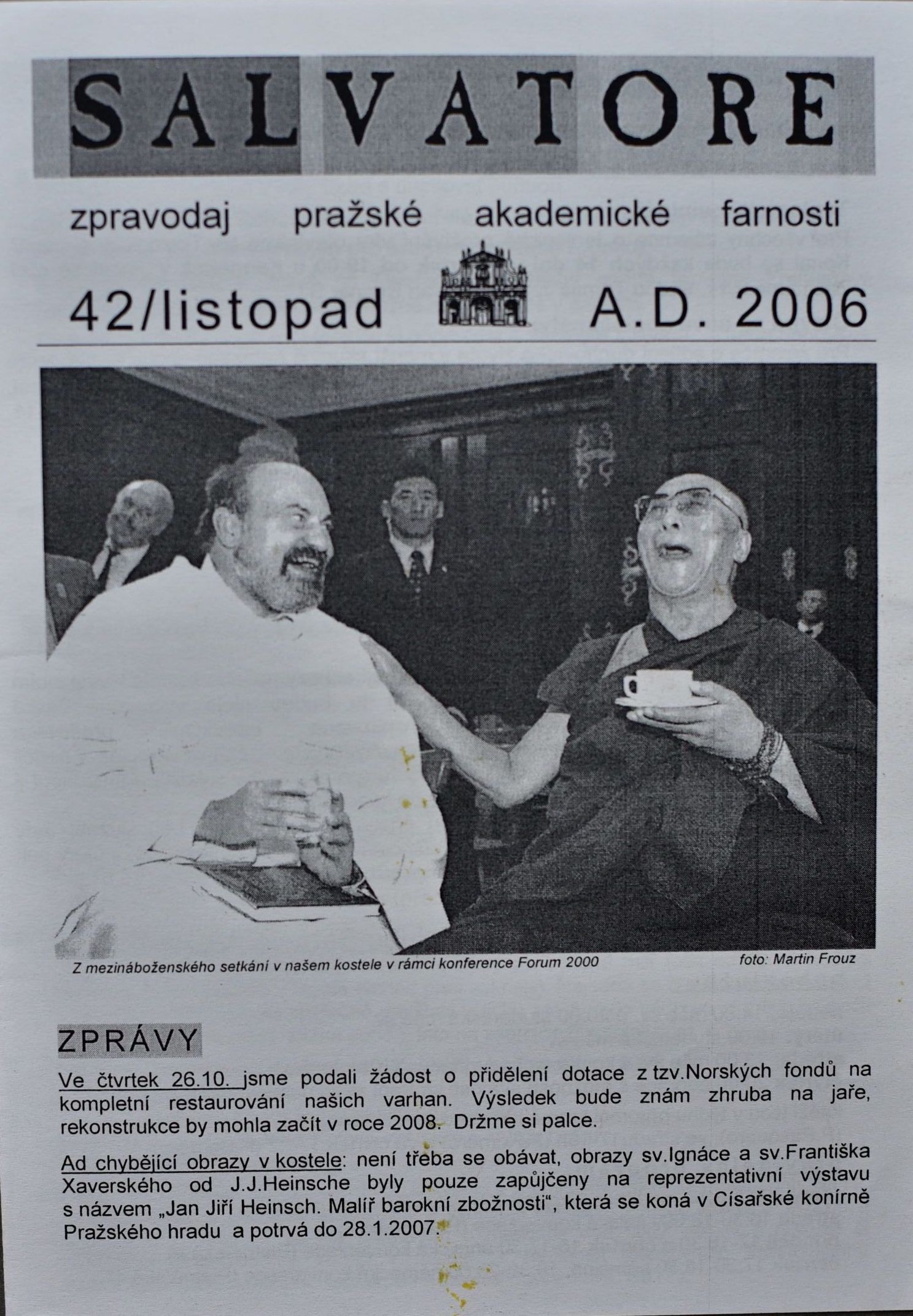 2006 Výstava Biblické inspirace, Kostel Nejsvětějšího Salvátora — obrázek 3