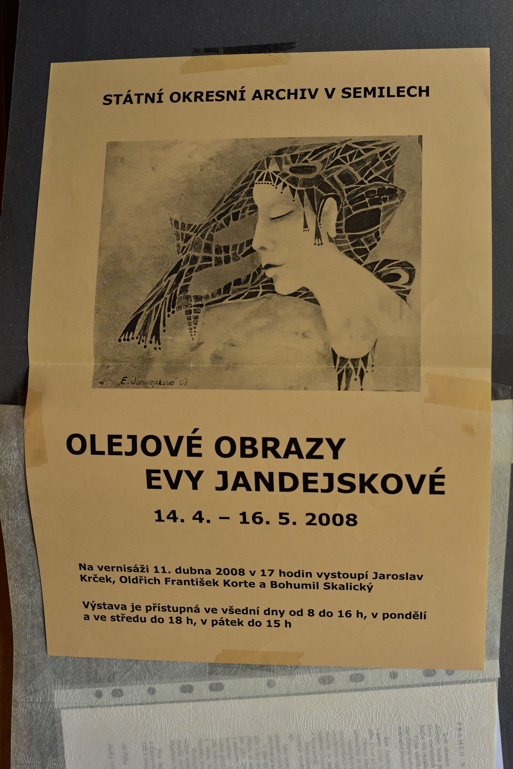 2008 Výstava Olejové obrazy Evy Jandejskové — obrázek 1