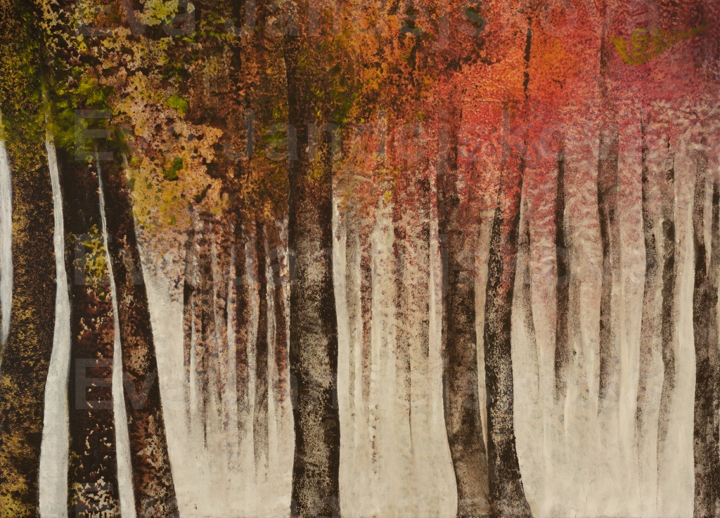 Mlha v lese - Galerie Eva Jandejsková