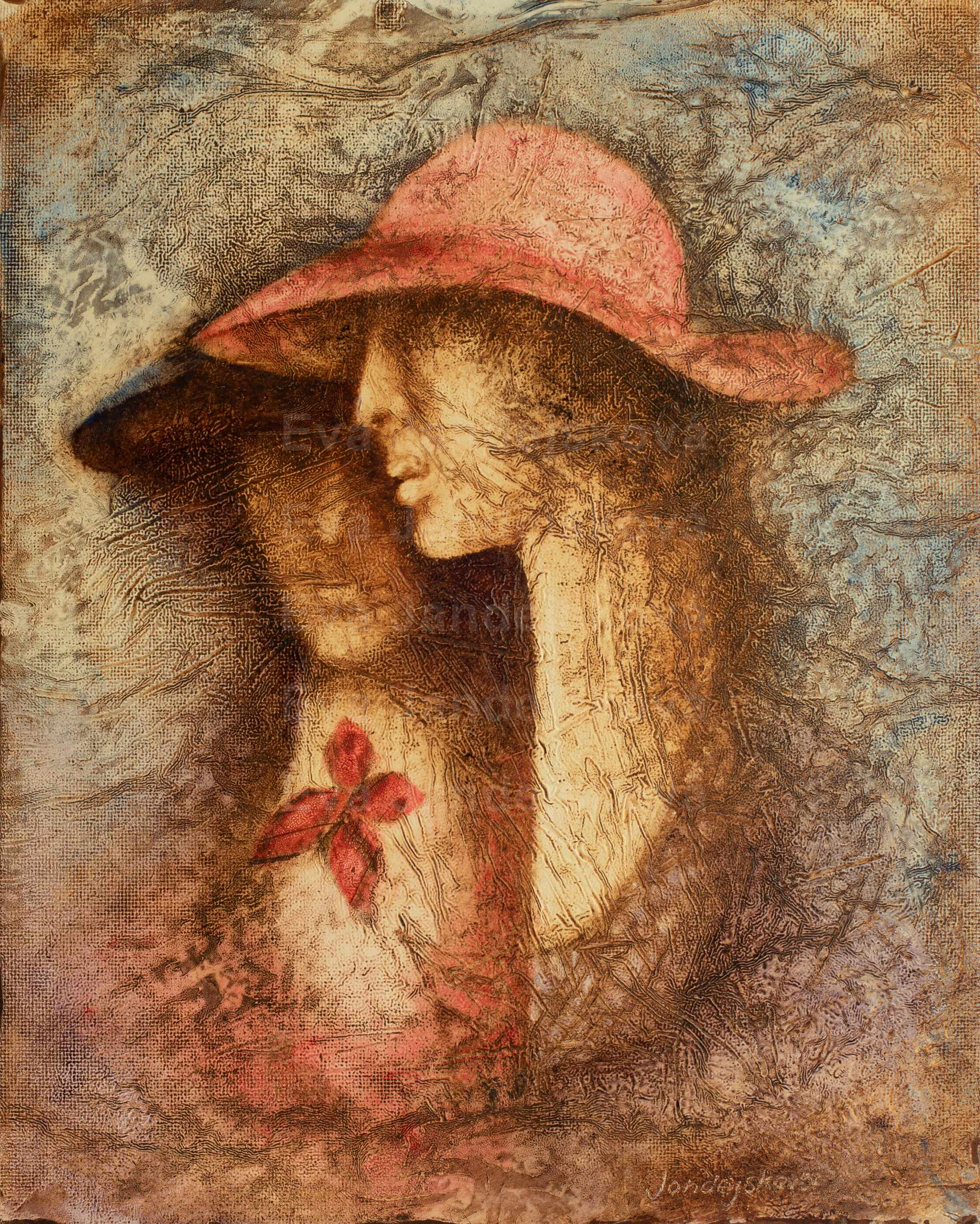 Dívky v kloboucích - Galerie Eva Jandejsková